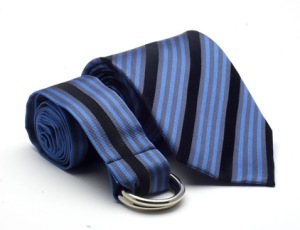Custom neck tie and matching belt