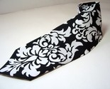 Me and Matilda- Black and White Damask